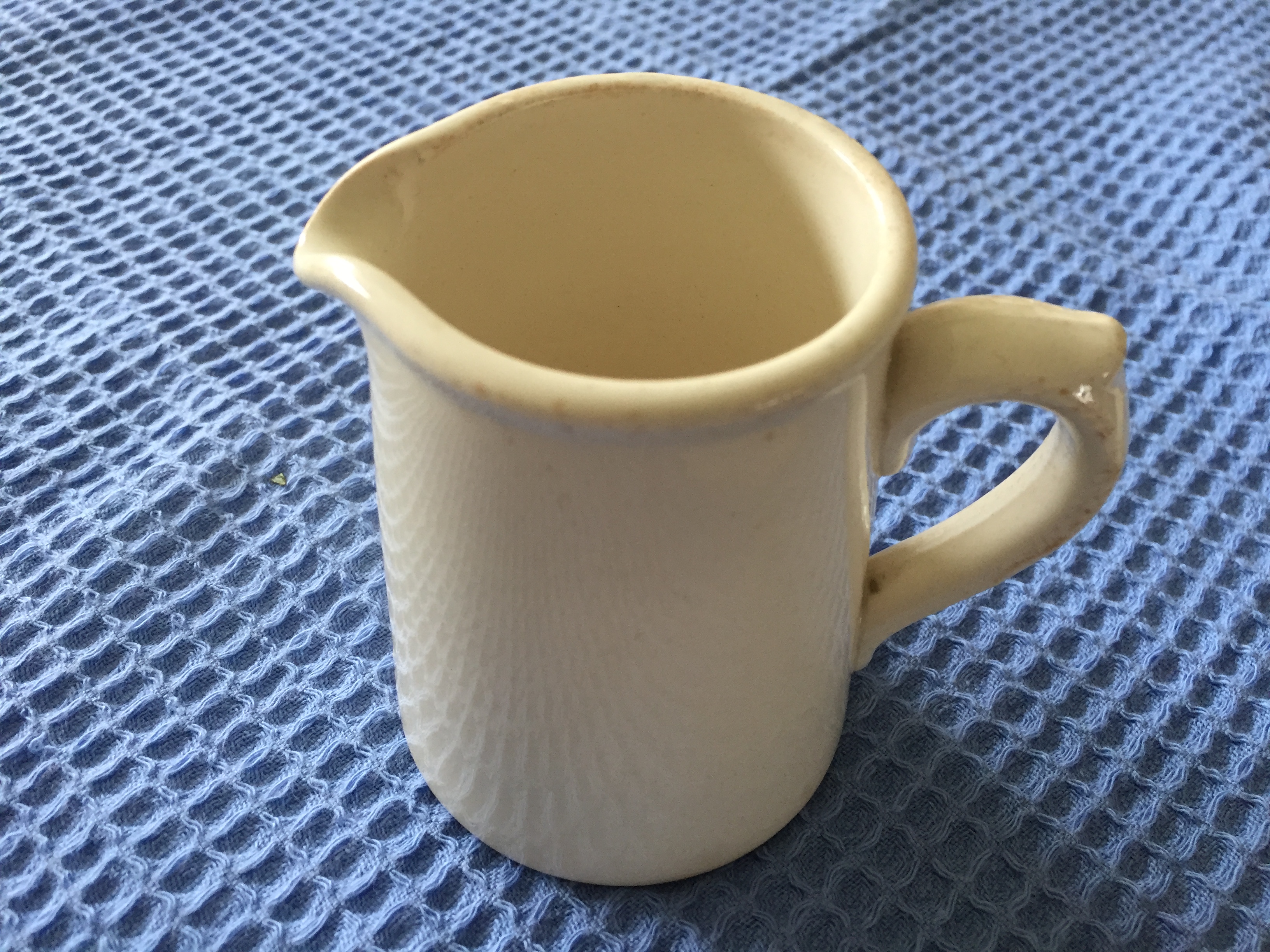 AS USED IN SERVICE MILK JUG FROM THE ROYAL MAIL LINE SHIPPING COMPANY